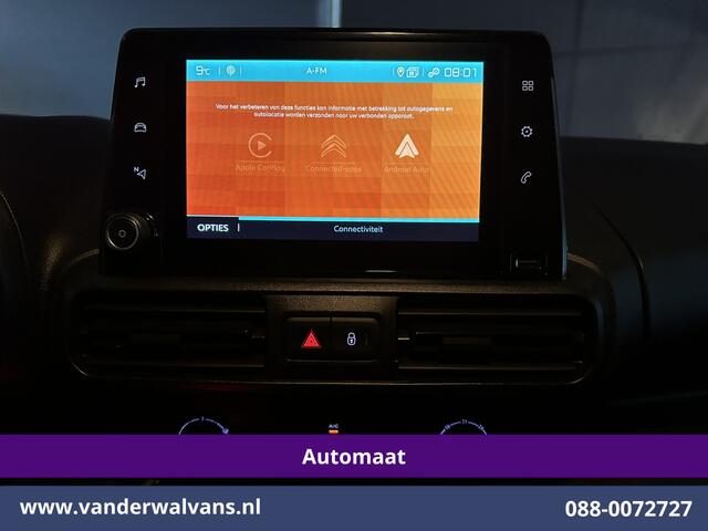 Citroen BERLINGO 1.2 PureTech 131pk Automaat Benzine L1H1 Euro6 Airco | 3-Zits | Navigatie | Camera Apple Carplay, Android Auto, Cruisecontrol, Parkeersensoren, Bijrijdersbank