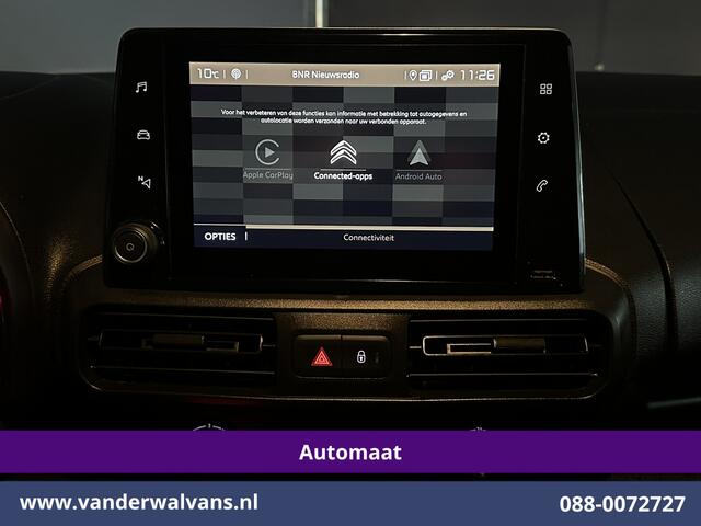 Citroen BERLINGO 1.5 BlueHDI 131pk Automaat L1H1 Euro6 Airco | 3-Zits | Navigatie | Camera | Apple Carplay Android Auto, Cruisecontrol, Parkeersensoren, Bijrijdersbank