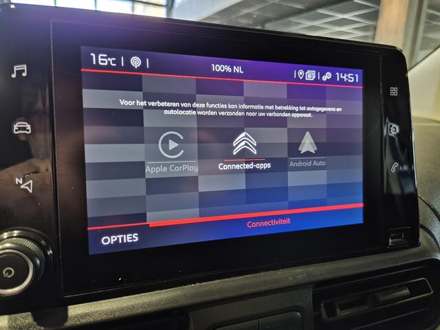 Citroen BERLINGO 1.5 BlueHDI Control XL Navi | Trekhaak | Sensoren | Carplay-Android