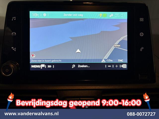 Citroen BERLINGO 1.2 PureTech 130pk Automaat Benzine L1H1 Euro6 Airco | 3-Zits | 2x zijdeur | Navigatie | Apple Carplay Android Auto, Cruisecontrol, Parkeersensoren, Bijrijdersbank
