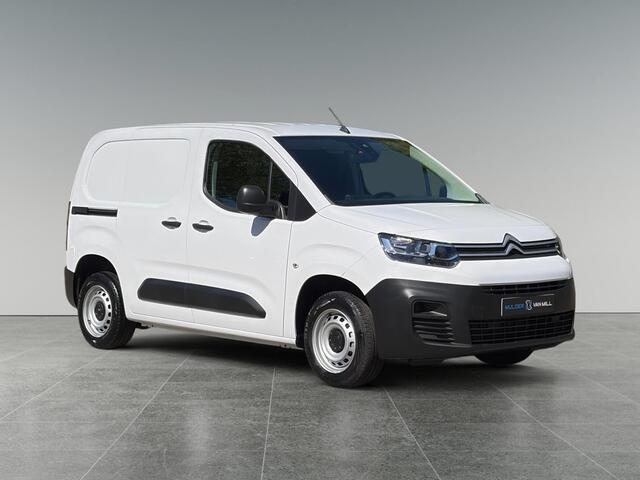 Citroen BERLINGO L1 1.5 BlueHDi 100pk | BPM vrij | Achterdeuren met ramen | Raam in tussenschot | Airco | Cruise control | Bluetooth Radio | Multimedia | Houten vloer in laadruimte | voor ¤21.995 ex. BTW rijklaar