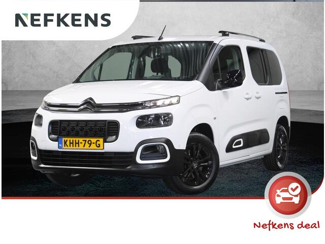 Citroen BERLINGO 1.2 130PK Feel | 1ste Eigenaar | AUTOMAAT | AppleCarPlay/AndroidAuto | 5 Persoons! | Camera | Cruise Control | Climate Control | Dakreals | Parkeersensoren | Isofix | Privacy Glass | Armsteunen |