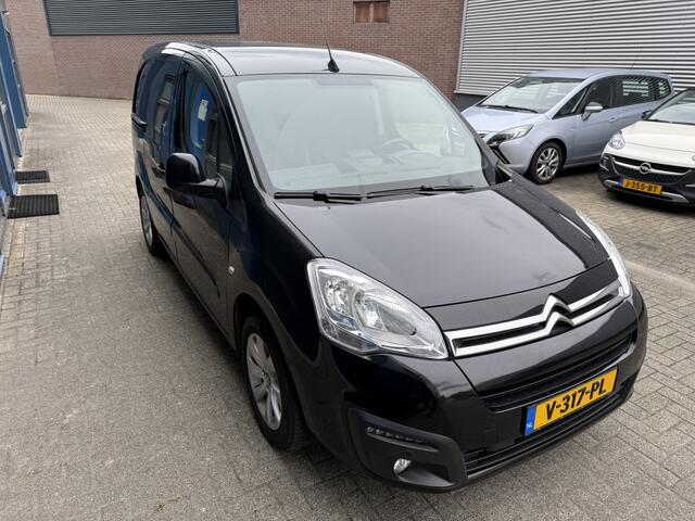 Citroen BERLINGO 1.6BLUE HDI 100 AUT NAVI Zwart LMV Camera!!
