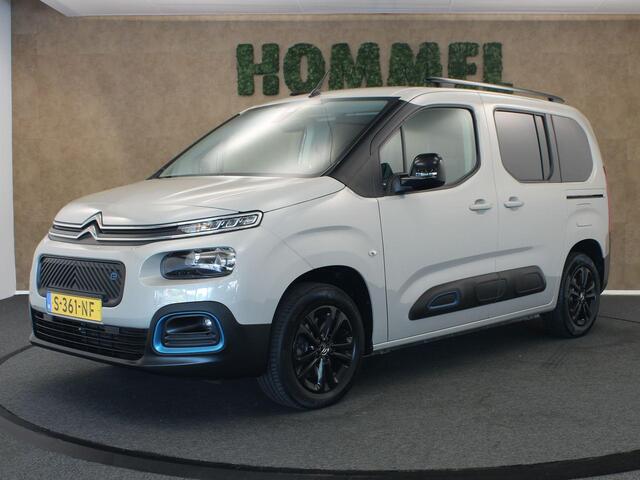 Citroen BERLINGO ë-Berlingo Feel 50 kWh - SOH 92,3% !!! - ORIGINEEL NEDERLANDSE AUTO - AFNEEMBARE TREKHAAK - TREKGEWICHT 750 KG - NAVIGATIE - PARKEERSENSOREN ACHTER - VOORSTOELEN VERWARMD - MIDDENARMSTEUN VOOR - CLIMATE CONTROL - CRUISE CONTROL - 3 FASE LADEN - ACHTERRUIT