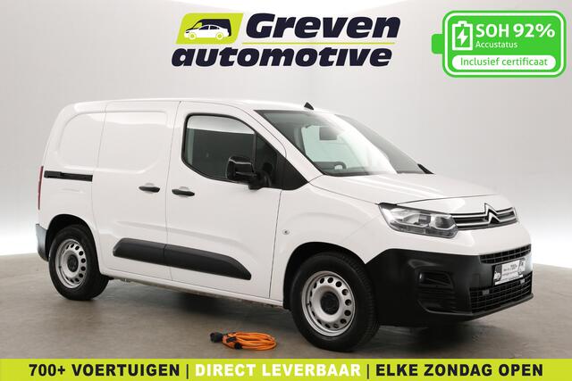 Citroen BERLINGO e-Berlingo 50 kWh 136PK | Snelladen | SOH 92% | 3 Zits | Airco | Camera | Cruise | Carplay | 2xSchuifdeur