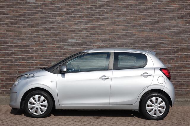 Citroen C1 1.0 e-VTi Feel, ZILVER METALLIC, AIRCO, 5 DEURS, KEURIGE AUTO