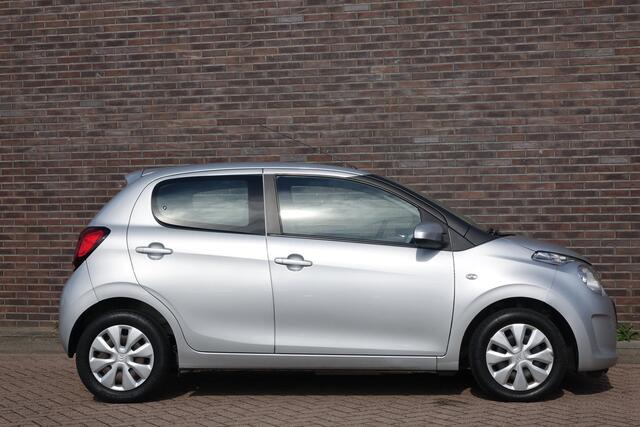 Citroen C1 1.0 e-VTi Feel, ZILVER METALLIC, AIRCO, 5 DEURS, KEURIGE AUTO