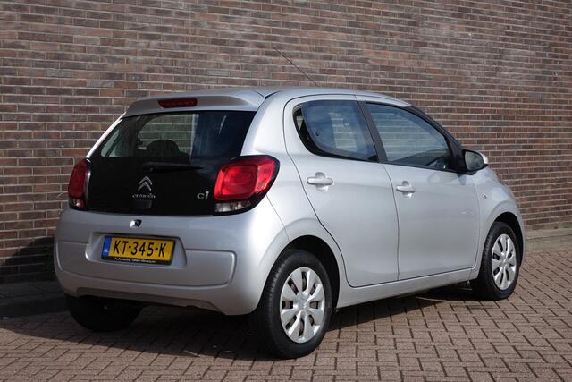 Citroen C1 1.0 e-VTi Feel, ZILVER METALLIC, AIRCO, 5 DEURS, KEURIGE AUTO