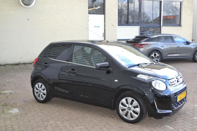 Citroen C1 1.0 VTi Feel I AIRCO I 5 DEUREN I PARKEERSENSOREN ACHTER I RADIO+BLUETOOTH+USB+AUX AANSLUITING I RESERVEWIEL I PRIVACY GLASS I KLEUR ZWART I