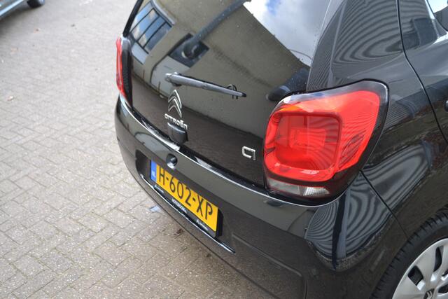 Citroen C1 1.0 VTi Feel I AIRCO I 5 DEUREN I PARKEERSENSOREN ACHTER I RADIO+BLUETOOTH+USB+AUX AANSLUITING I RESERVEWIEL I PRIVACY GLASS I KLEUR ZWART I
