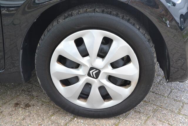 Citroen C1 1.0 VTi Feel I AIRCO I 5 DEUREN I PARKEERSENSOREN ACHTER I RADIO+BLUETOOTH+USB+AUX AANSLUITING I RESERVEWIEL I PRIVACY GLASS I KLEUR ZWART I