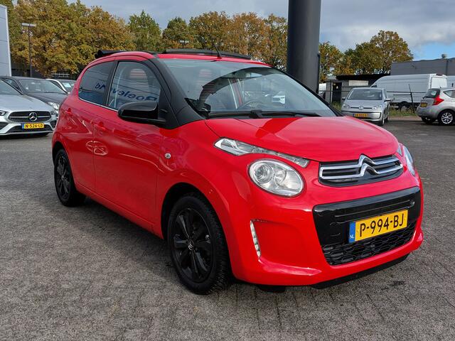 Citroen C1 1.0 VTi 72pk Airscape Shine 5-Deurs | Cabriodak | Apple Carplay + Android Auto | Clima | Achteruitrijcamera | Lichtsensor | Elek.Ramen+Spiegels | Privacy Glass | 15''lm
