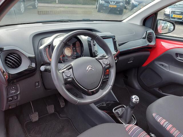 Citroen C1 1.0 VTi 72pk Airscape Shine 5-Deurs | Cabriodak | Apple Carplay + Android Auto | Clima | Achteruitrijcamera | Lichtsensor | Elek.Ramen+Spiegels | Privacy Glass | 15''lm