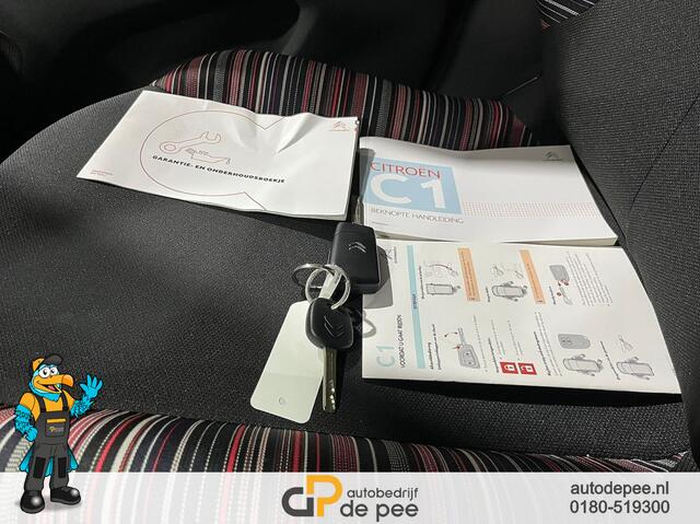 Citroen C1 1.0 VTi Feel GARANTIE/5-DEURS/AIRCO/EL.RAMEN/BLUETOOTH/CV+AB rijklaarprijs!