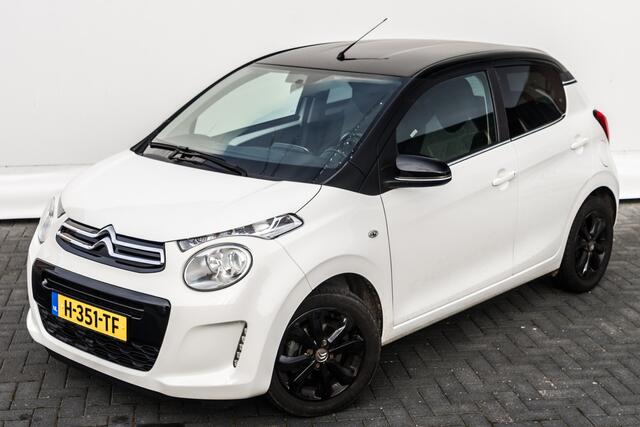 Citroen C1 1.0 73 Pk VTi Origine | NED Auto | 1 Eigenaar | 40 DKM | Uniek Twotone kleurstelling. | Camera | 15 Inch Lmv Zwart | Led | Apple/Android | Airco | Extra getint glas achter |