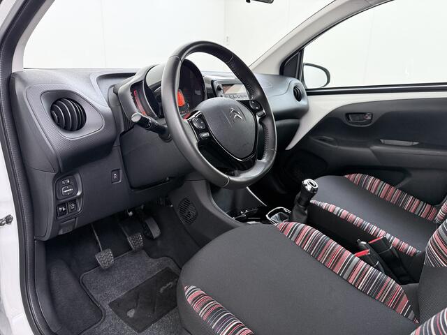 Citroen C1 1.0VTi 73pk 5Drs AircoElek.Ramen+Spiegels Stuurbekrachtiging Edition Privacy Glas Led Isofix ESP Comfort+Look Pack Bluetooth Origineel Nederlandse Auto slechts 24 euro per maand belasting!