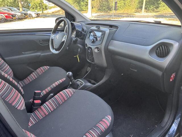 Citroen C1 1.0 e-VTi Selection NL-Auto, Keurig onderhouden, Airco, Elektrische ramen, Centr. portier vergr., Led-verlichting, Audi-Usb-Bluetooth, Tel-verbinding