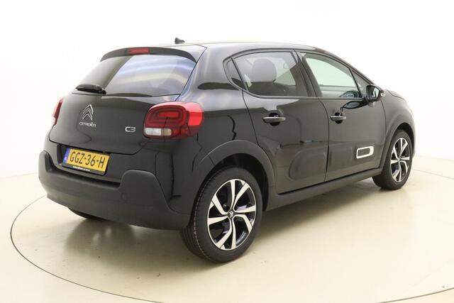 Citroen C3 1.2 PureTech Max NIEUW ¤ 3.000 KORTING | PRIVATE LEASE CASH BACK ACTIE 249 euro per maand| Navigatie | 17" Lichtmetalen velgen | Climate control | Getint glas | Zwart dak