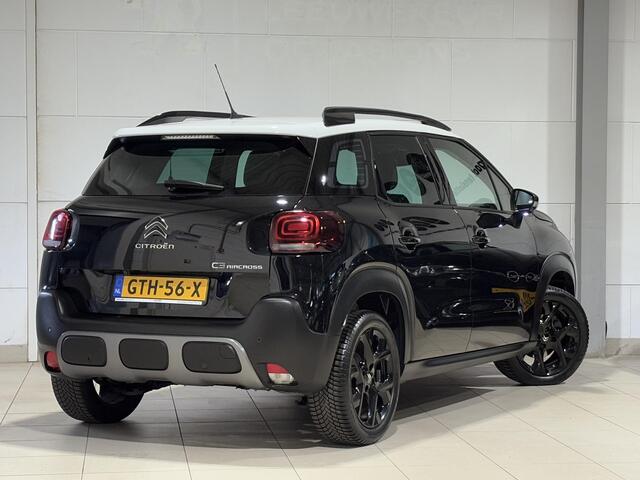 Citroen C3 Aircross SUV Shine Pack 1.2 TURBO 130pk EAT6 AUTOMAAT | TWO-TONE! | KEYLESS | CAMERA | NAVI | STOEL+VOORRUITVERW. | LEDER | KEYLESS ENTRY | DAB+