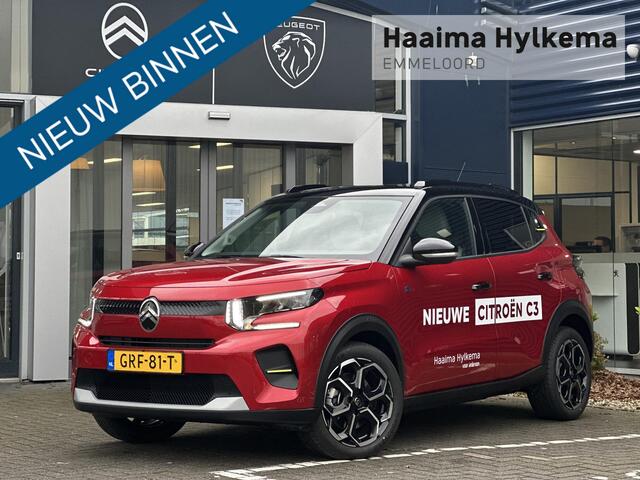 Citroen C3 Ë-C3 Max 44 kWh | 3Fase | Parkeercamera | Full LED | Comfort seats | Navigatie | Apple Carplay/Android Auto | Draadloze telefoonlader | LM velgen |