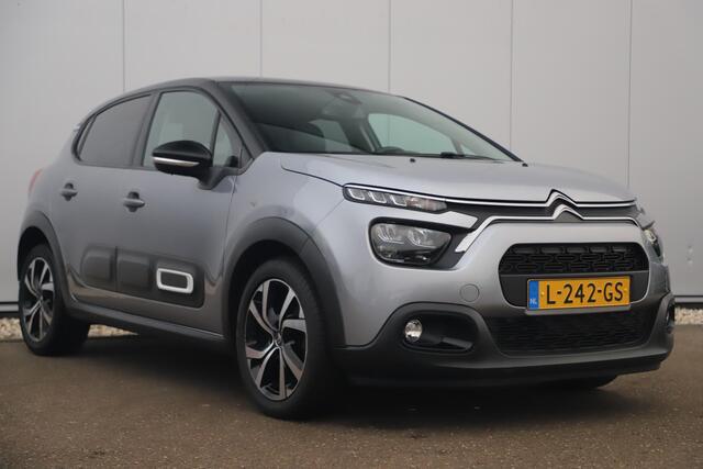 Citroen C3 1.2 PureTech Shine 110PK Automaat Navigatie Achteruitrijcamera 17 inch LMV Carplay Android Getint Glas Lane Assist Clima Cruise