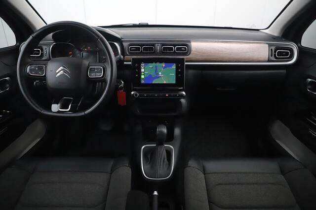 Citroen C3 1.2 PureTech Shine 110PK Automaat Navigatie Achteruitrijcamera 17 inch LMV Carplay Android Getint Glas Lane Assist Clima Cruise