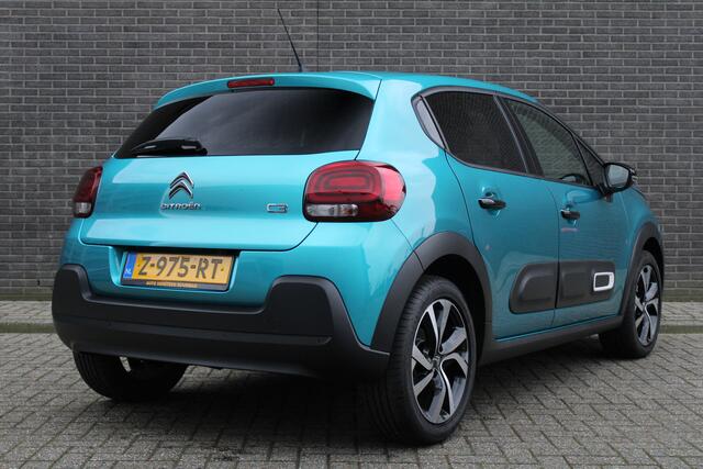 Citroen C3 1.2 PureTech Max 110 PK Cruise/Climate control, Navigatie, Camera, Apple Carplay/Android Auto, Radio/DAB, 17"LM Velgen