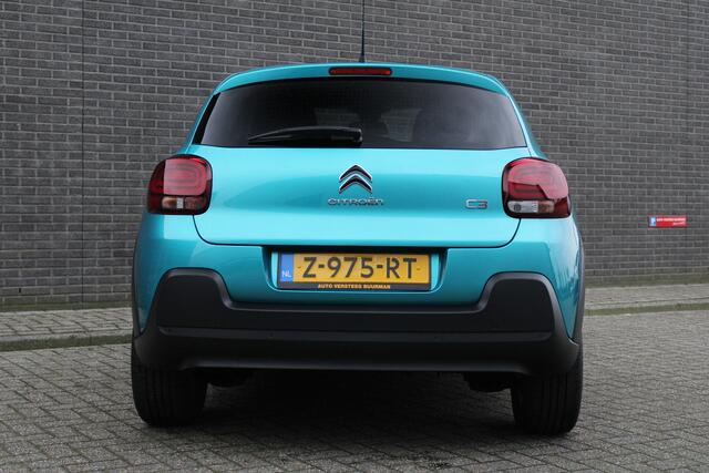 Citroen C3 1.2 PureTech Max 110 PK Cruise/Climate control, Navigatie, Camera, Apple Carplay/Android Auto, Radio/DAB, 17"LM Velgen