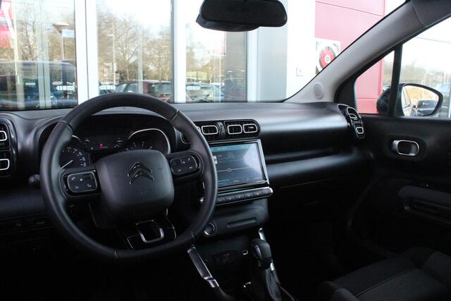 Citroen C3 Aircross 1.2 130PK AUTOMAAT MAX | NAVIGATIE | APPLE CARPLAY/ANDROID AUTO | ACHTERUITRIJ CAMERA | DAB+ RADIO | 17" LICHTMETALEN VELGEN | DAB+ RADIO | CRUISE CONTROL | CLIMATE CONTROL | KEYLESS ENTRY/START |