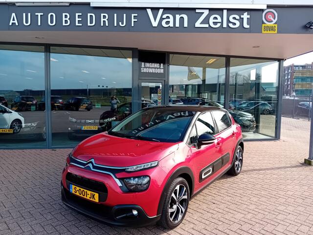 Citroen C3 1.2 PureTech Shine Automaat, Airco(automatisch), Carplay/Android auto, Navigatie, Parkeersensoren, Cruise control, Camera, Parkeerhulp, Dode hoek detector, Rijbaan detector, Elektrische ramen en spiegels, BOVAG