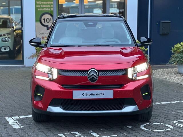 Citroen C3 Ë-C3 Max 44 kWh | Uit voorraad leverbaar! | Comfort Stoelen | Parkeercamera/-sensoren | Draadloze telefoonlader | Apple Carplay/Android Auto | Full LED | Navigatie | Climate Control