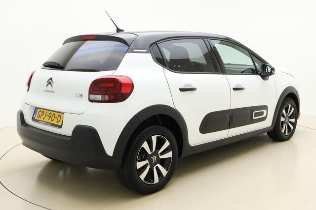 Citroen C3 1.2 PureTech Feel Edition 110 PK Automaat | Navigatie via Apple Carplay | Climate control | Parkeersensoren | Keyless start | Getint glas | Zwart dak