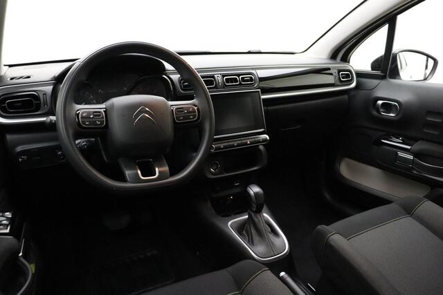 Citroen C3 1.2 PureTech Feel Edition 110 PK Automaat | Navigatie via Apple Carplay | Climate control | Parkeersensoren | Keyless start | Getint glas | Zwart dak