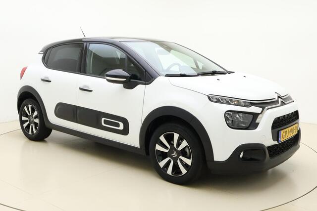 Citroen C3 1.2 PureTech Feel Edition 110 PK Automaat | Navigatie via Apple Carplay | Climate control | Parkeersensoren | Keyless start | Getint glas | Zwart dak