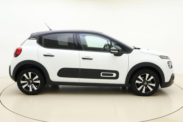 Citroen C3 1.2 PureTech Feel Edition 110 PK Automaat | Navigatie via Apple Carplay | Climate control | Parkeersensoren | Keyless start | Getint glas | Zwart dak