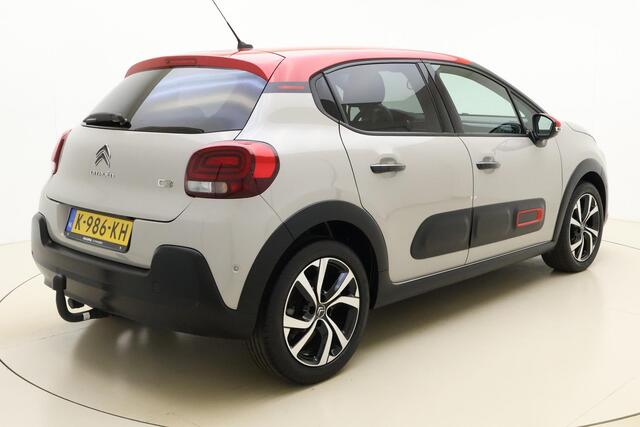 Citroen C3 1.2 PureTech Shine 110 PK | Handgeschakeld | Trekhaak | Camera | Dodehoekdetectie | Climate Control | Navigatie | Parkeersensor | 1e eigenaar
