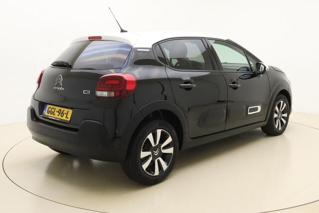 Citroen C3 1.2T 110pk Automaat Shine | Climate Control | Cruise Control | Apple Carplay en Android Auto | Parkeersensoren | Licht Metaal Velgen | Two Tone kleur