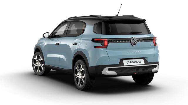 Citroen C3 Aircross 1.2 Hybrid 136 ë-DCS6 PLUS | 7 zitplaatsen! | Automaat | | Nu te bestellen | Comfort Seats | Apple Carplay/Android Auto | Parkeersensoren | Two Tone