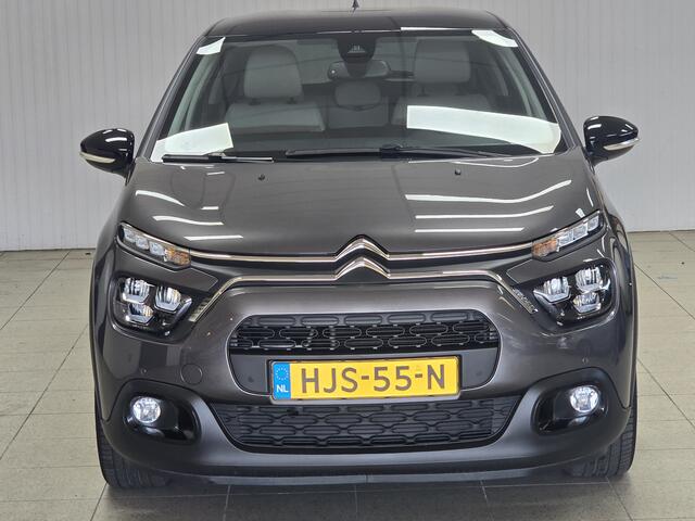 Citroen C3 1.2 PureTech C-Series/ Camera/ Keyless/ Half-Leder/ 16'' LMV/ Apple + Android/ DAB+/ Lane-Assist./ LED Koplampen/ Dode-Hoek DET./ Navi/ Clima/ Cruise/ Elek. pakket/ PDC V+A/ Extra getint glas.