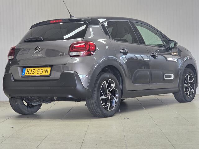 Citroen C3 1.2 PureTech C-Series/ Camera/ Keyless/ Half-Leder/ 16'' LMV/ Apple + Android/ DAB+/ Lane-Assist./ LED Koplampen/ Dode-Hoek DET./ Navi/ Clima/ Cruise/ Elek. pakket/ PDC V+A/ Extra getint glas.