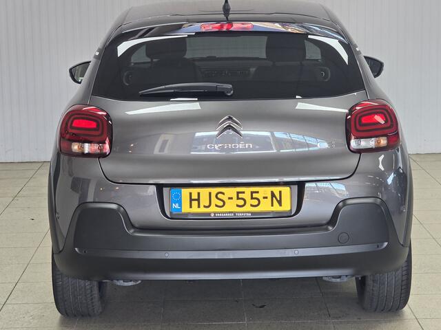 Citroen C3 1.2 PureTech C-Series/ Camera/ Keyless/ Half-Leder/ 16'' LMV/ Apple + Android/ DAB+/ Lane-Assist./ LED Koplampen/ Dode-Hoek DET./ Navi/ Clima/ Cruise/ Elek. pakket/ PDC V+A/ Extra getint glas.