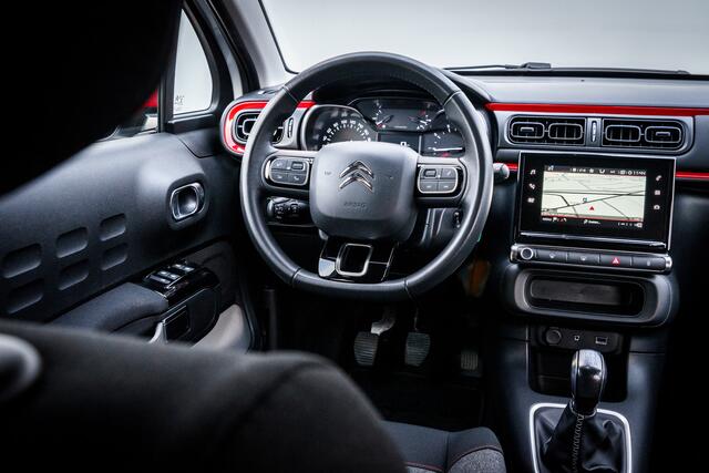 Citroen C3 1.2 82 PK Shine RIJKLAAR INCL :GARANTIE. | Two Tone-kleur zwart dak | Clima | 16'' LMV | Camera | Navi |