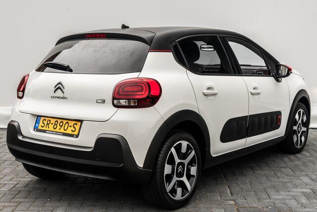 Citroen C3 1.2 82 PK Shine RIJKLAAR INCL :GARANTIE. | Two Tone-kleur zwart dak | Clima | 16'' LMV | Camera | Navi |