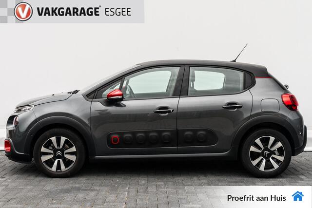 Citroen C3 1.2 110 PK S&S Shine Automaat Rijklaar. | Two Tone-kleur zwart dak | Clima | D.B Vervangen | 16 INCH LMV | CR Control |
