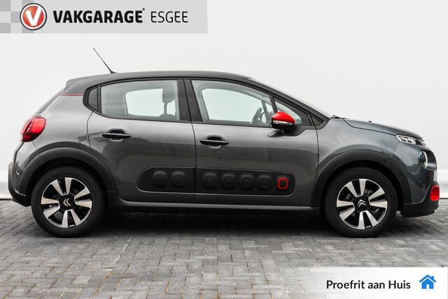 Citroen C3 1.2 110 PK S&S Shine Automaat Rijklaar. | Two Tone-kleur zwart dak | Clima | D.B Vervangen | 16 INCH LMV | CR Control |