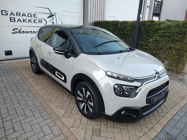 Citroen C3 1.2 PureTech Shine Navigatie-Carplay Led Stoelverw. Bi-Tone Nieuwe Distributie