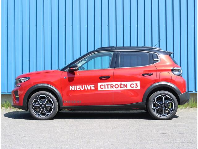 Citroen C3 Ë-C3 Max 113PK 44 kWh | Navigatie | Achteruitrijcamera | Climate control | Cruise control | Apple Carplay/Android Auto | DAB+ radio | Donker getint glas | 17" lichtmetalen velgen |