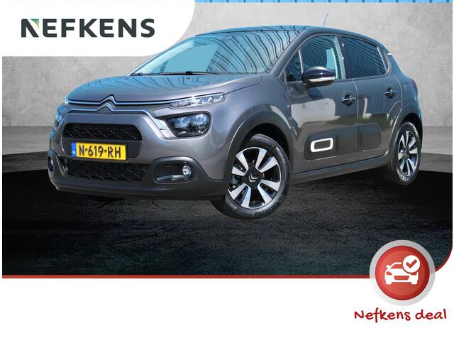 Citroen C3 1.2 85PK Shine | AppleCarPlay/AndroidAuto | Climate Control | Cruise Control | Privacy glas | Navigatie | Trekhaak | 17"LMV | Two-tone | Parkeersenoren | Keyless |