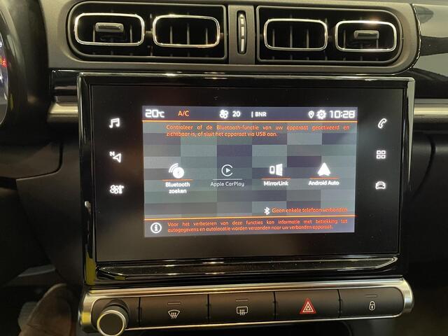 Citroen C3 1.2 PureTech Max Automaat Airco Navigatie d.m.v.Apple carplay / Android Auto Parksensoren Lichtmetalen Velgen