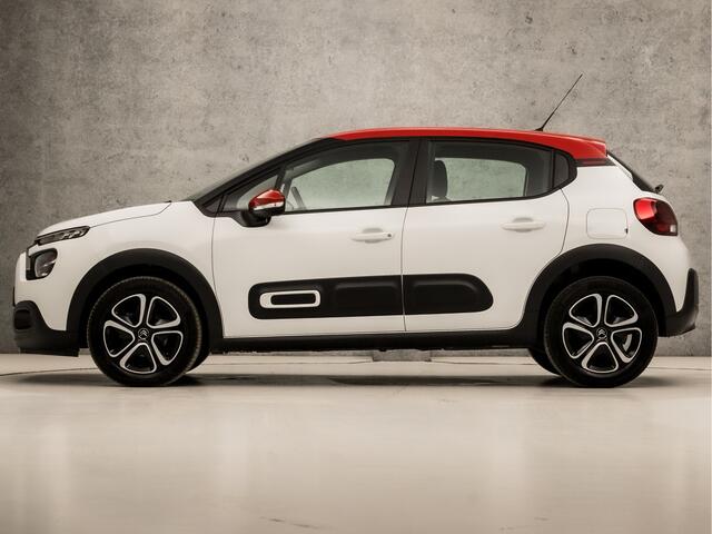 Citroen C3 1.2 PureTech Sport Automaat (APPLE CARPLAY, GROOT NAVI, CRUISE, PARKEERSENSOREN, SPORTSTOELEN, LANE ASSIST, LED KOPLAMPEN, NIEUWSTAAT)